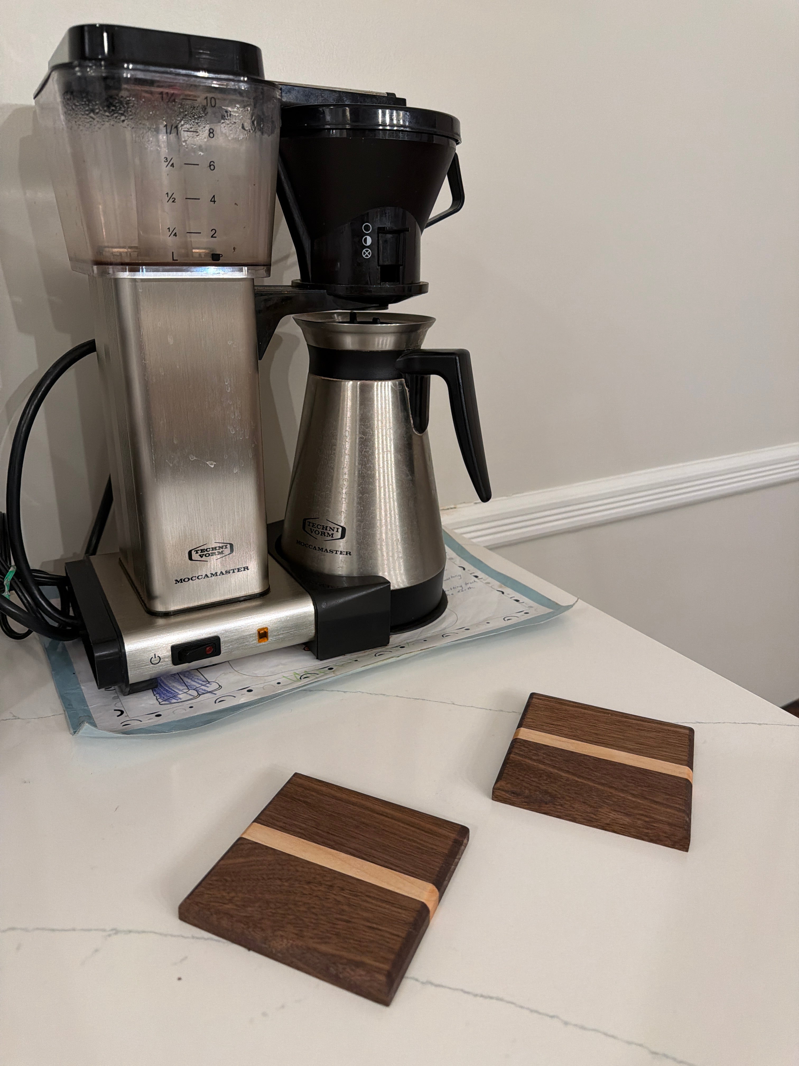 Walnut/Maple Coaster