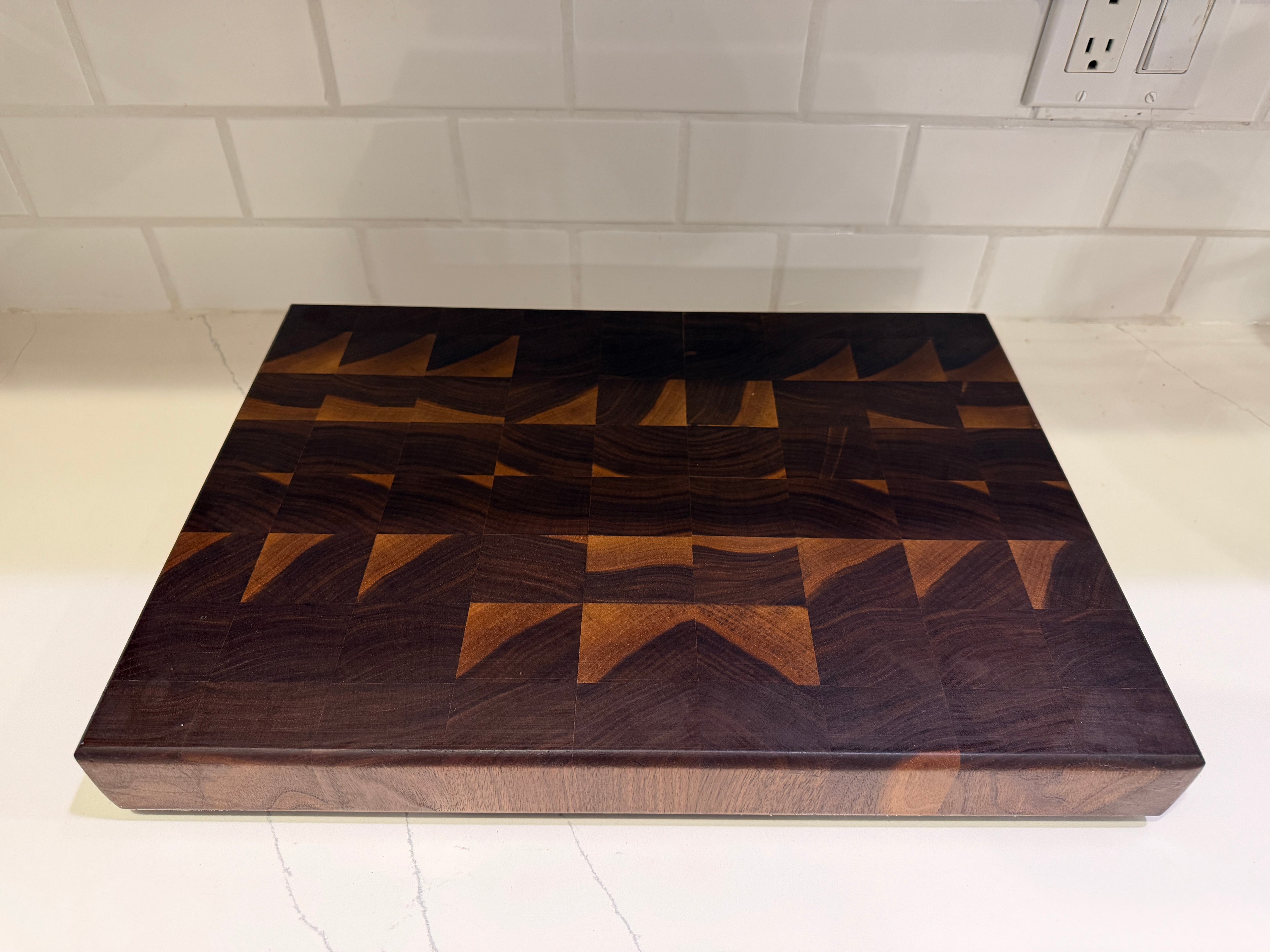 Walnut End Grain Cutting Board